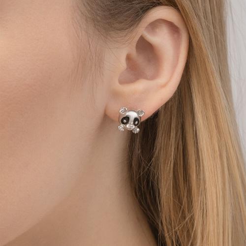 Cercei Argint  cu Email - 2