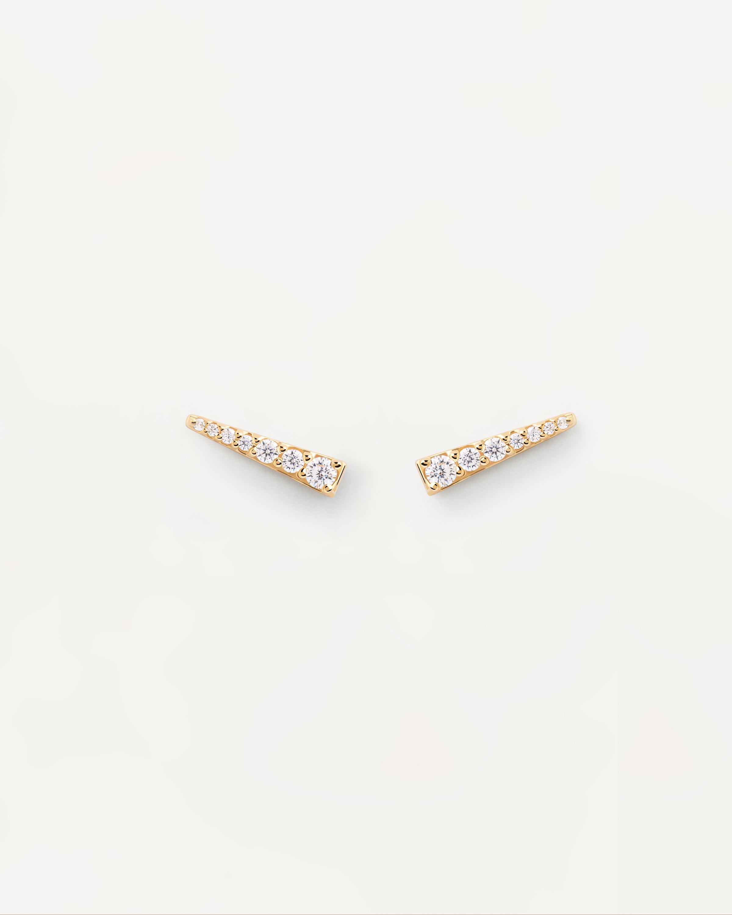 Cercei din Argint placat cu Aur cu Zirconiu - 5