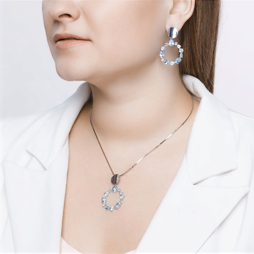 Cercei din Argint cu Topaz - 4