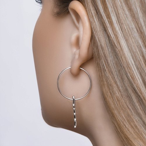 Cercei din Argint cu Zirconiu - 3