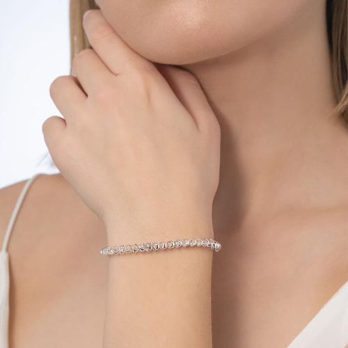 Bratara Aur Alb 14K cu Zirconiu - 2