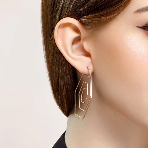 Cercei din Argint Placat cu Aur - 2