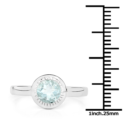 Inel din Argint cu Topaz 0.75 Carate - 3