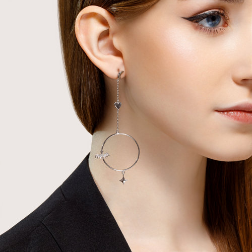 Cercei din Argint cu Zirconiu si Email - 2