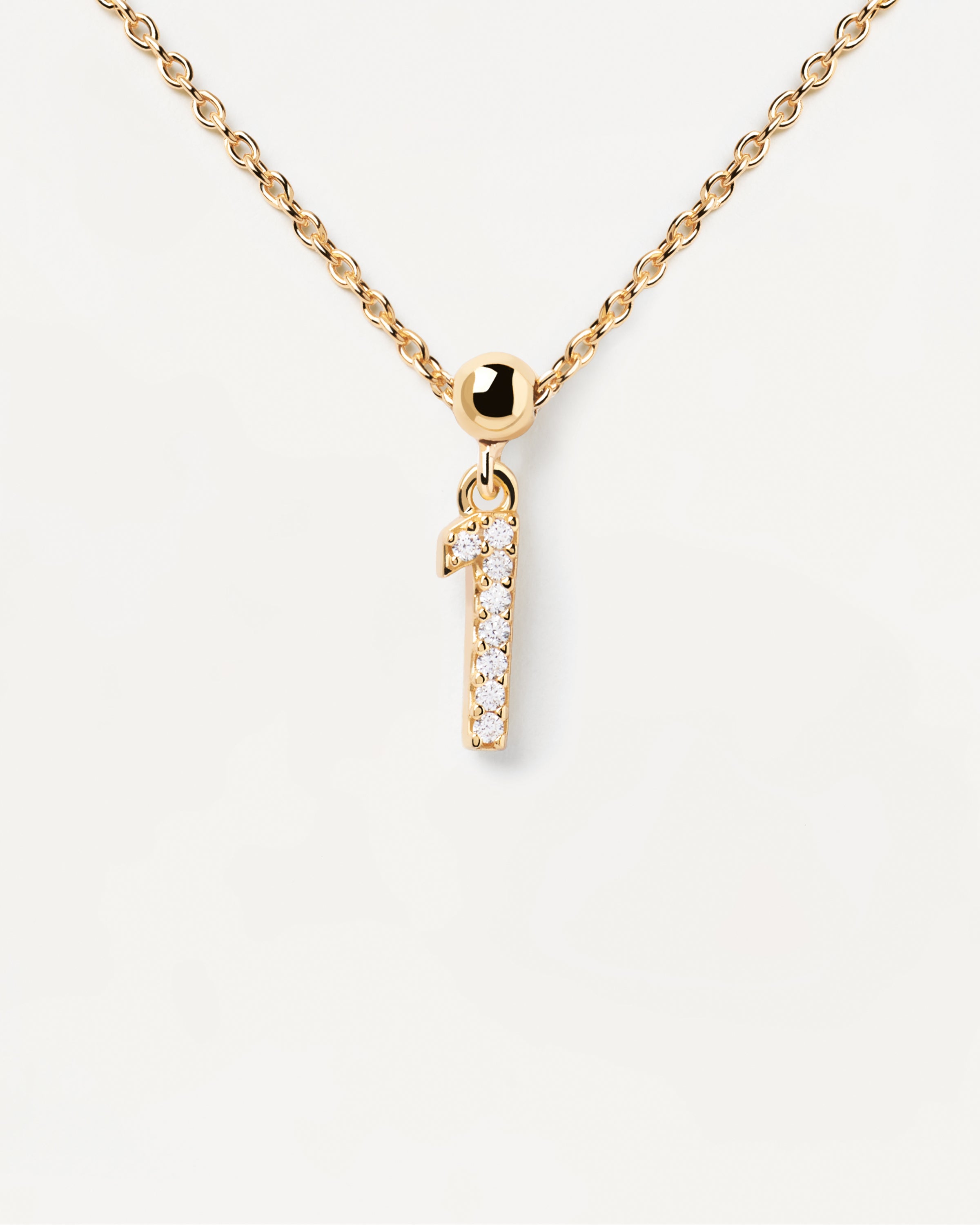 Pandantiv Charm din Argint placat cu Aur cu Zirconiu - 6