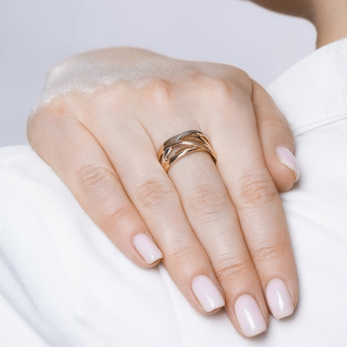 Inel din Aur Roz 14K - 4