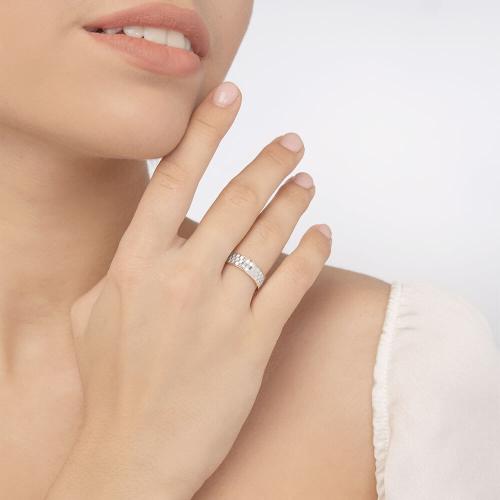 Inel Aur Combinat  14K - 2