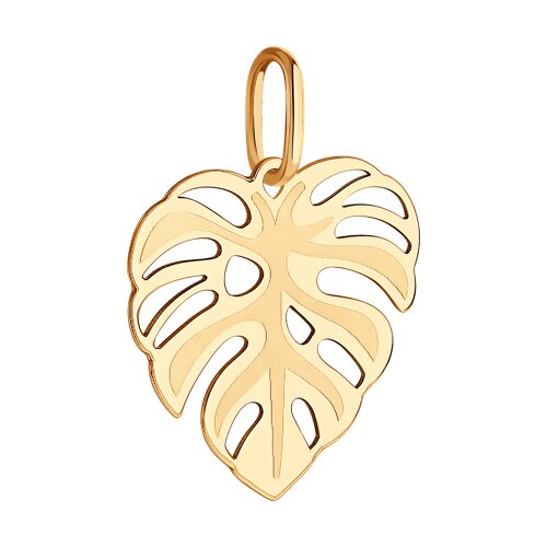 Pandantiv din Aur Roz 14k - 2