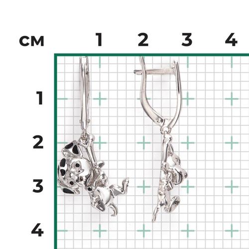 Cercei Argint  cu Email - 2