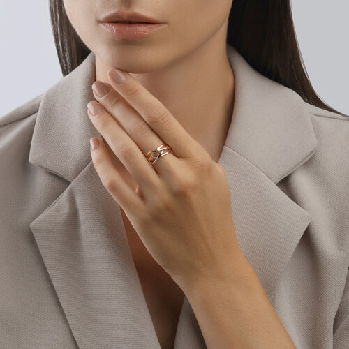 Inel din Aur Roz 14k - 2