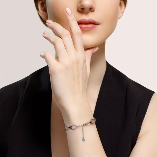 Bratara din Argint cu Granat - 4