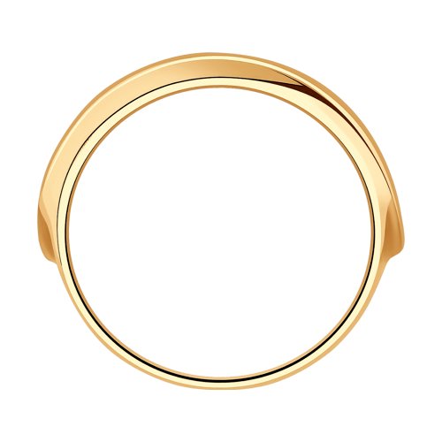 Inel din Argint placat cu Aur cu Cristale SW - 2