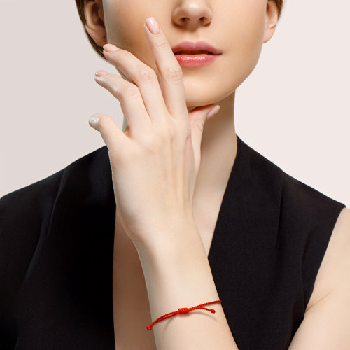 Bratara din Argint cu Email si Textil - 3