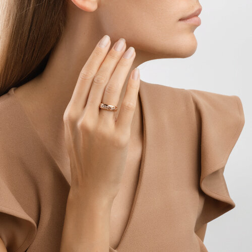 Inel din Aur Roz 14K - 2