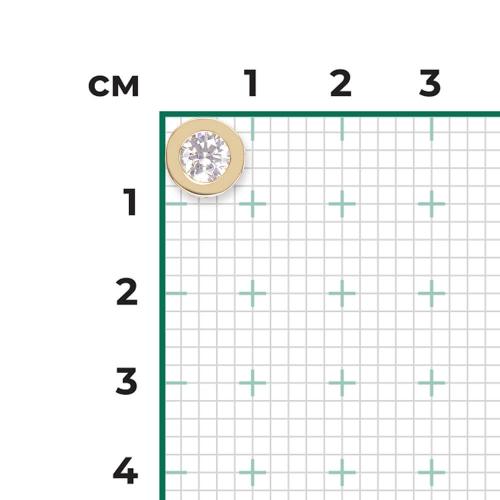 Pandantiv Aur Galben 14K cu Zirconiu - 2