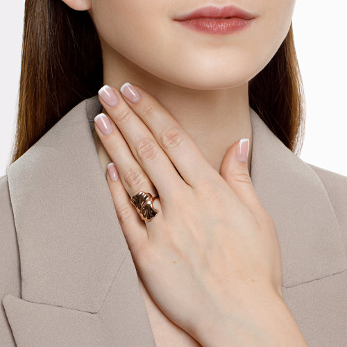 Inel din Aur Roz 14K  - 3