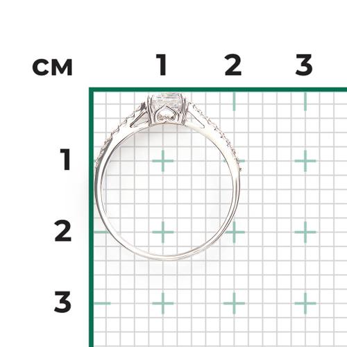 Inel Aur Alb 14K cu Zirconiu - 2