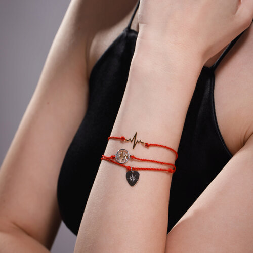 Bratara Snur din Argint placat cu Aur - 2