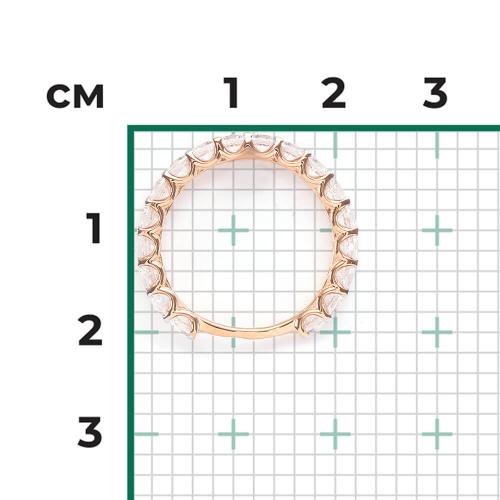 Inel Aur Roz 14K cu Zirconiu - 2