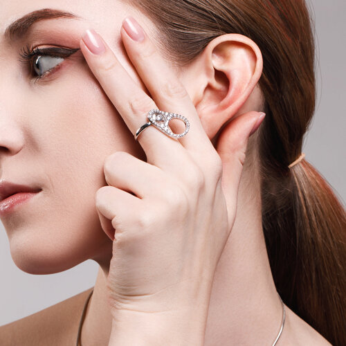 Inel din Argint cu Zirconiu - 2