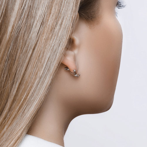 Cercei din Argint cu Zirconiu - 3