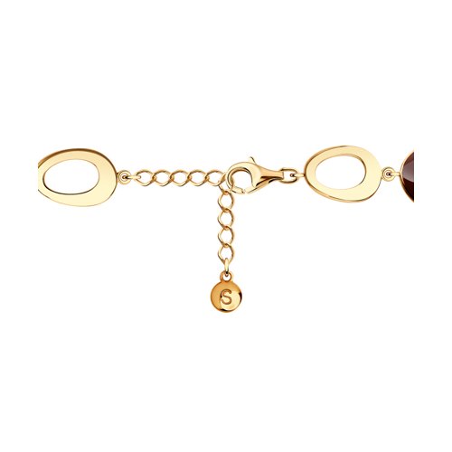 Bratara din Argint Placat cu Aur cu Email - 2