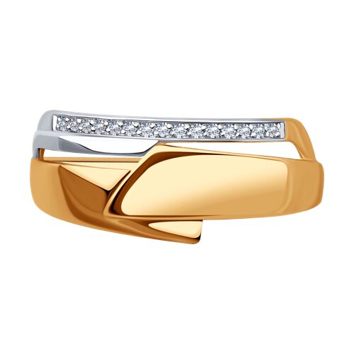 Inel din Aur Roz 14k cu Zirconiu - 2