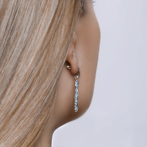 Cercei din Argint cu Topaz - 3