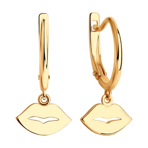 Cercei din Argint placat cu Aur - 2