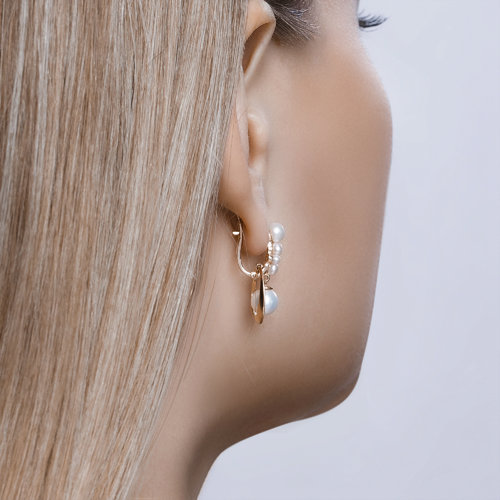 Cercei din Aur cu Perla - 3