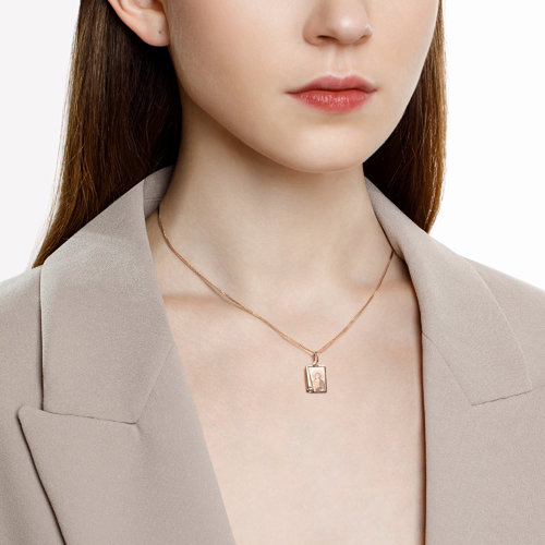 Pandativ Icoana din Aur Roz 14K - 3