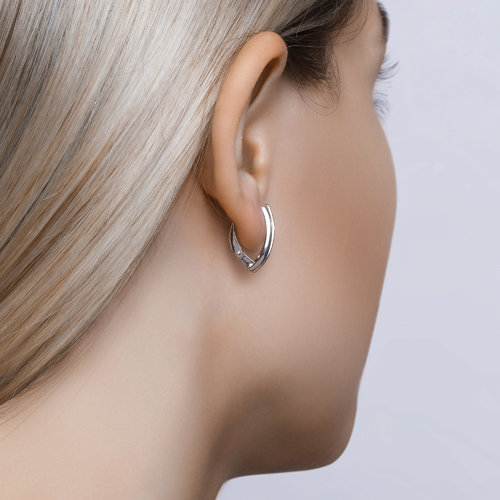 Cercei din Argint cu Diamante  - 3