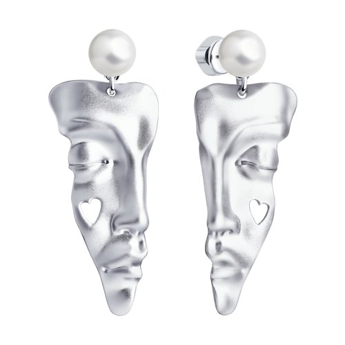 Cercei din Argint cu Perla sint. - 2