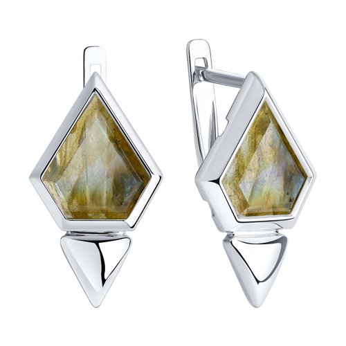 Cercei din Argint cu Labradorit - 2