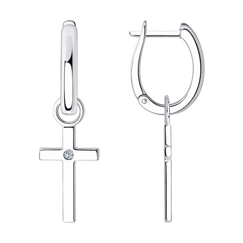 Cercei din Argint cu Perla sint. si Zirconiu - 2