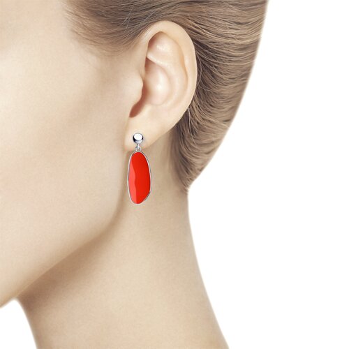 Cercei din Argint cu Email - 3