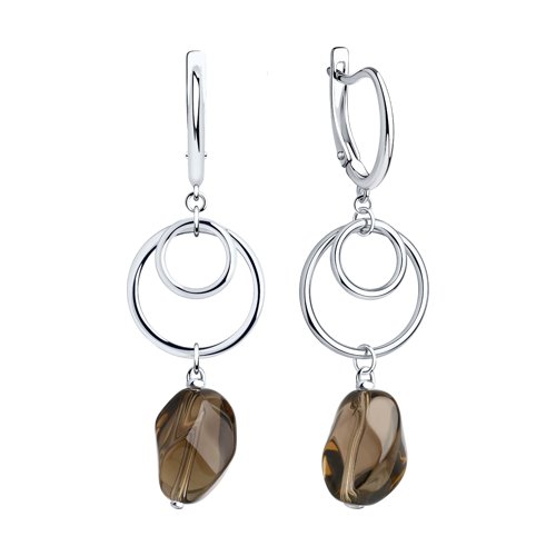 Cercei din Argint cu Cuart natural - 2