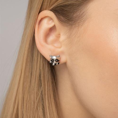 Cercei Argint  cu Email - 2