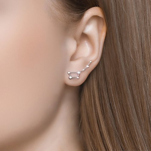 Cercei din Argint cu Zirconiu - 4