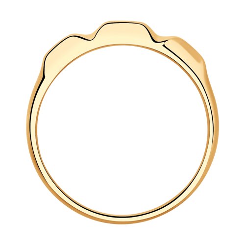 Inel din Argint Placat cu Aur - 3