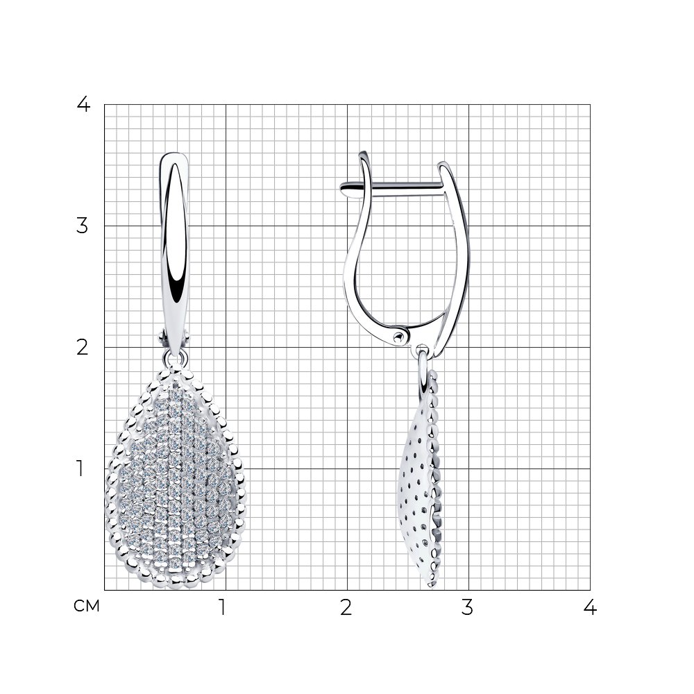 Cercei din Argint cu Zirconiu - 3