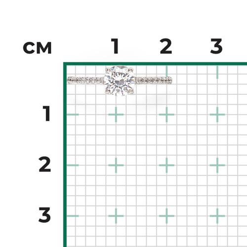 Inel Aur Alb 14K cu Zirconiu - 3