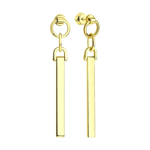 Cercei din Argint Placat cu Aur - 2