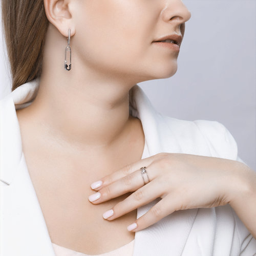 Cercei din Argint cu Zirconiu - 5