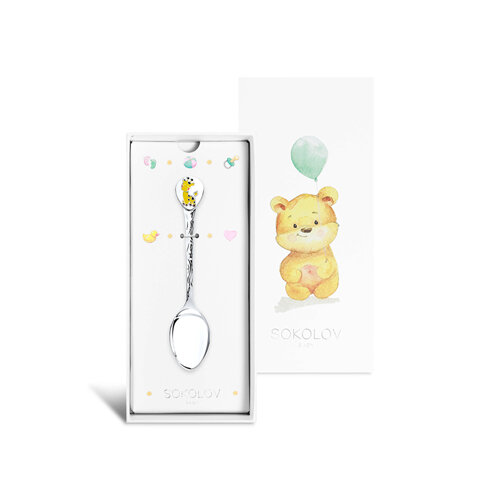 Lingura din Argint masiv cu Email - 3