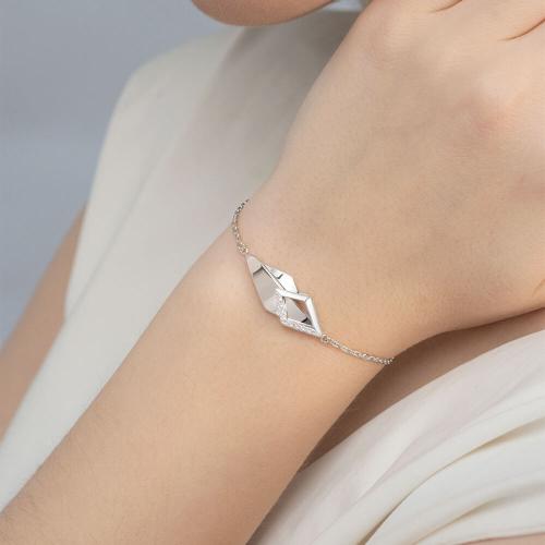 Bratara Aur Alb 14K cu Zirconiu - 2