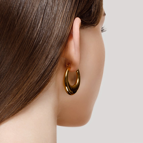 Cercei din Argint Placat cu Aur - 3