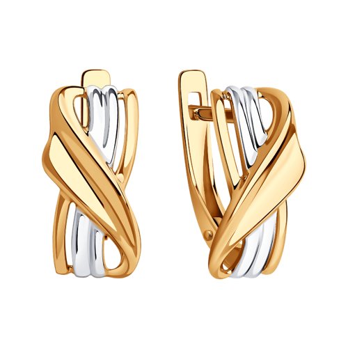 Cercei din Aur Roz 14k - 2