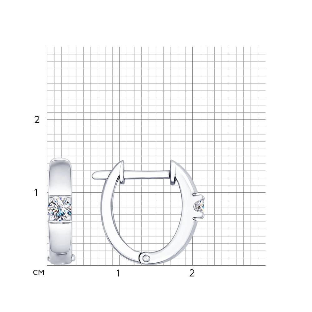Cercei din Argint cu Zirconiu Swarovski, articol 89020050, previzualizare foto 2