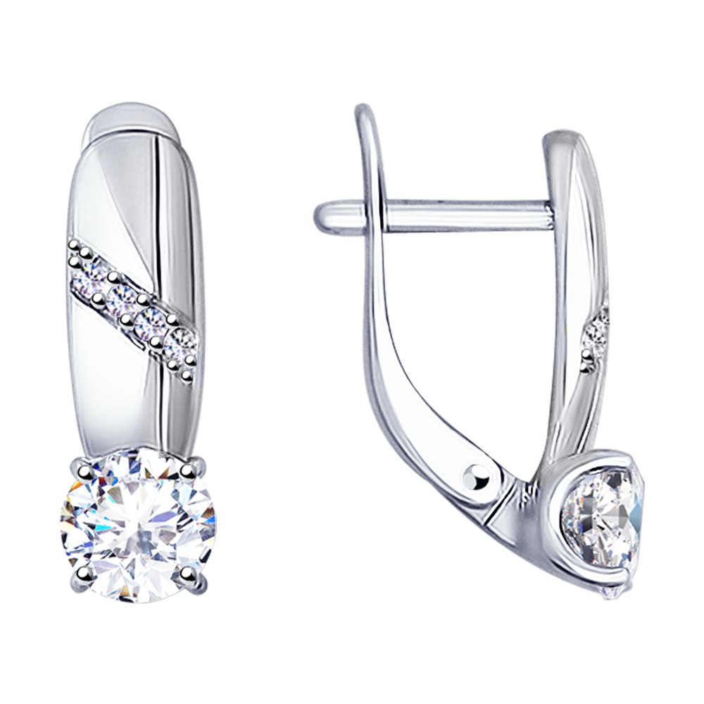 Cercei din Argint cu Zirconiu Swarovski, articol 89020100, previzualizare foto 1